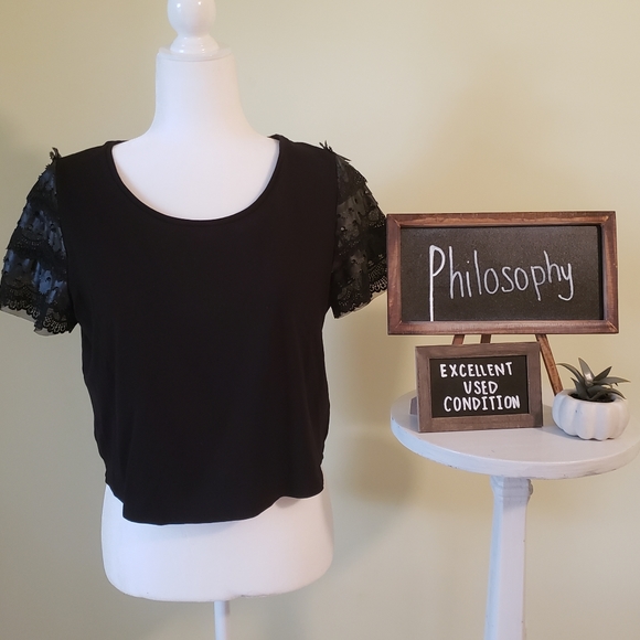Philosophy Tops - EUC + Philosophy + Crop top
